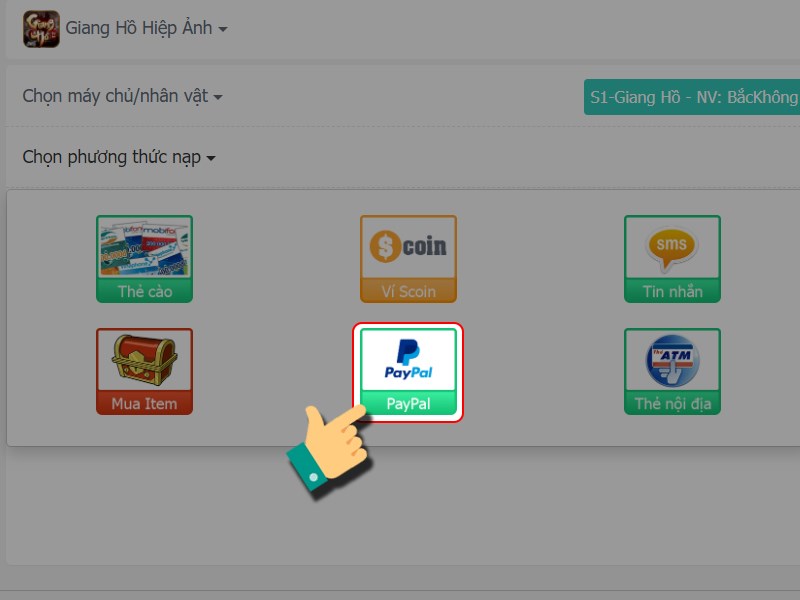 Chọn phương thức thanh to&aacute;n