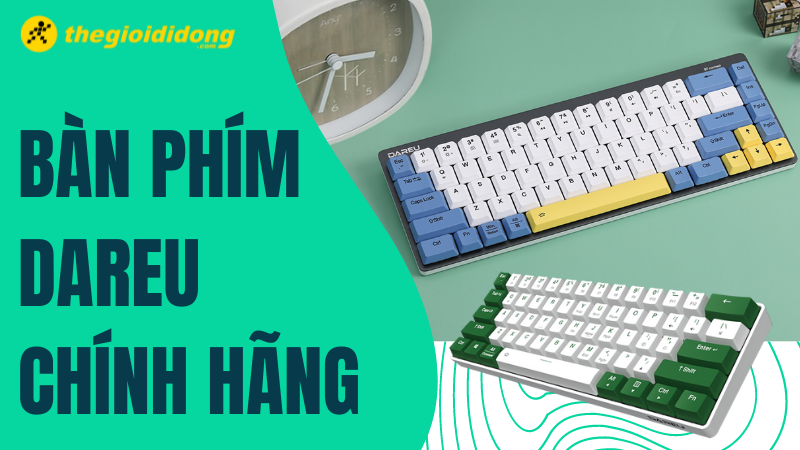 Top 5 bàn phím cơ DareU chính hãng, chiến game cháy nhất