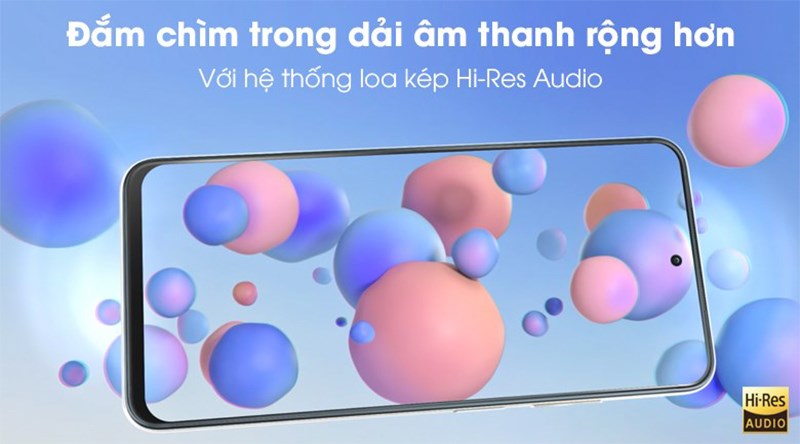 Hệ thống loa kép đạt chuẩn Hi-Res Audio