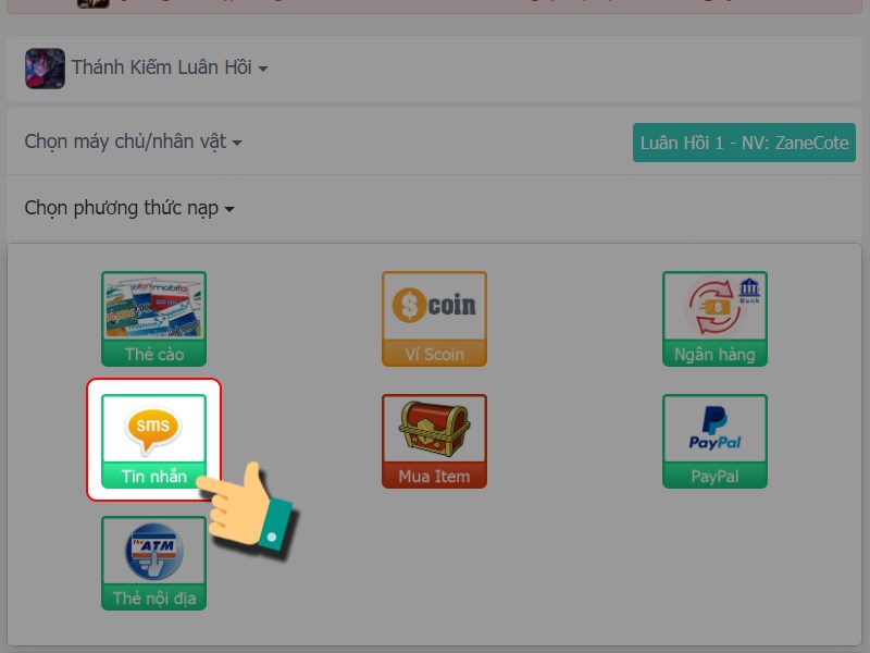 Chọn phương thức thanh to&aacute;n