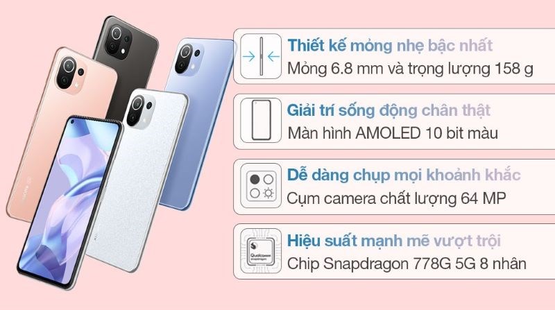 Điện thoại Xiaomi 11Lite