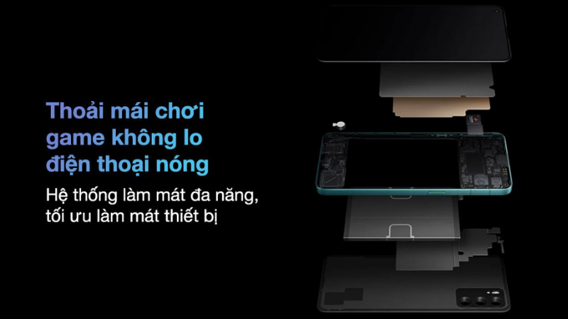 Hệ thống l&agrave;m m&aacute;t cho trải nghiệm chiến game thật cool