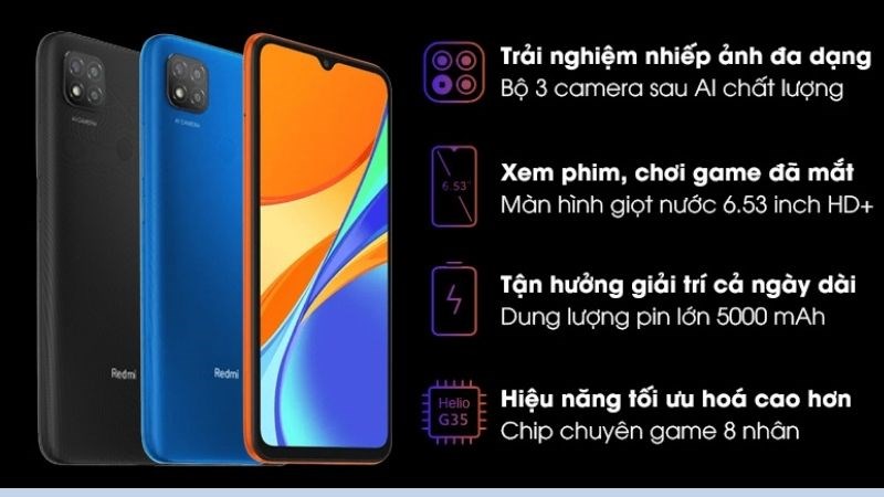 Điện thoại Xiaomi Redmi 9C