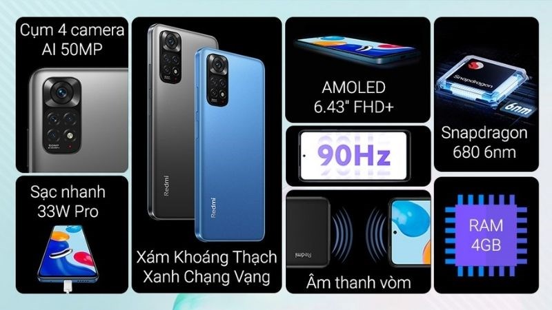 Điện thoại Xiaomi Redmi Note 11