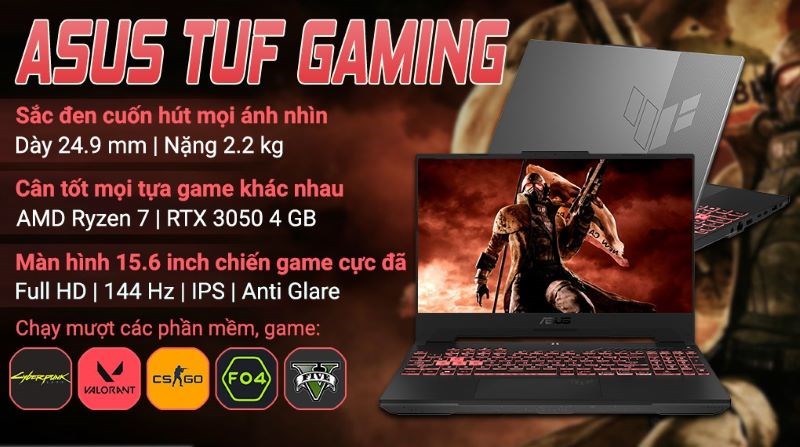Laptop Asus TUF Gaming FA507RC R7 6800H