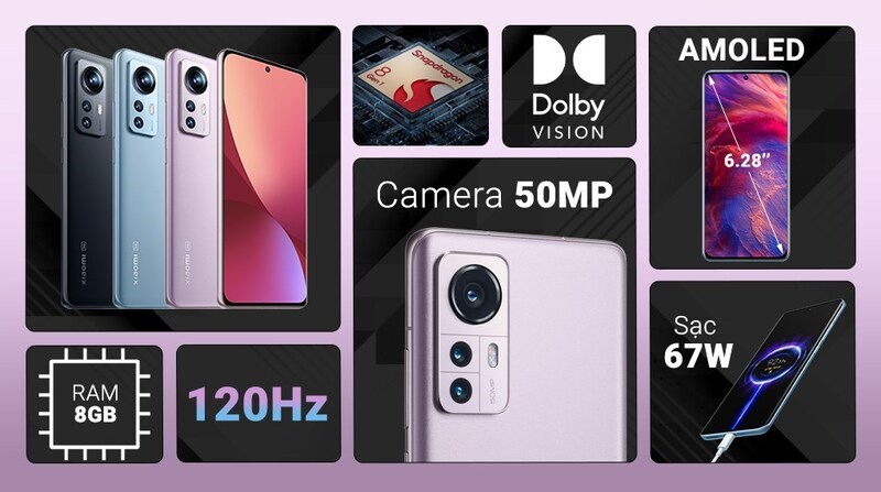Điện thoại Xiaomi Mi 12 mang đến nhiều trải nghiệm thú vị