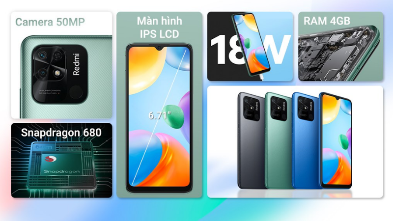 Điện thoại Xiaomi Redmi 10C 128GB