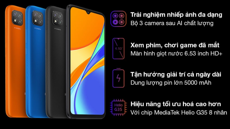Điện thoại Xiaomi Redmi 9C