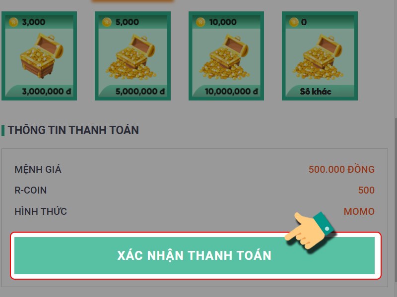 X&aacute;c nhận thanh to&aacute;n