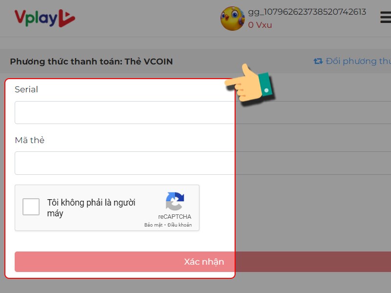 Nạp Vcoin