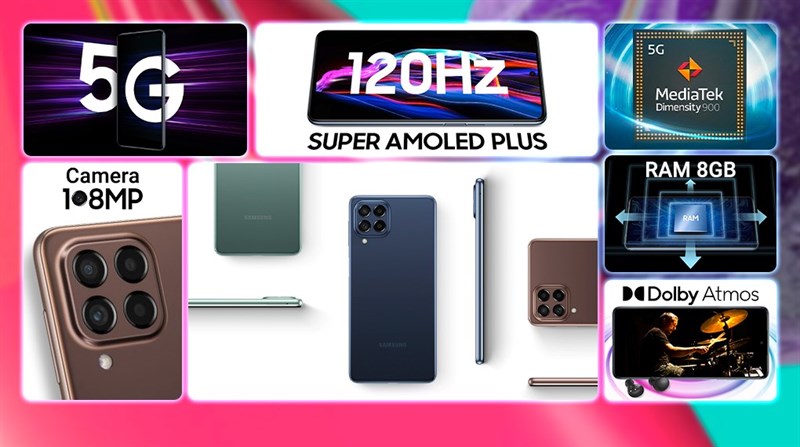 Điện thoại Samsung Galaxy M53 Điện thoại Samsung Galaxy M53