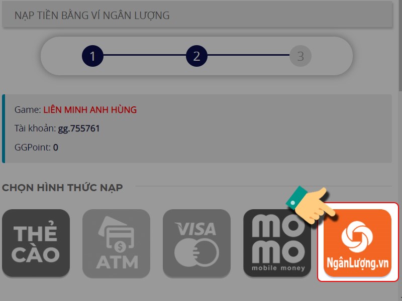 Nạp ngân lượng