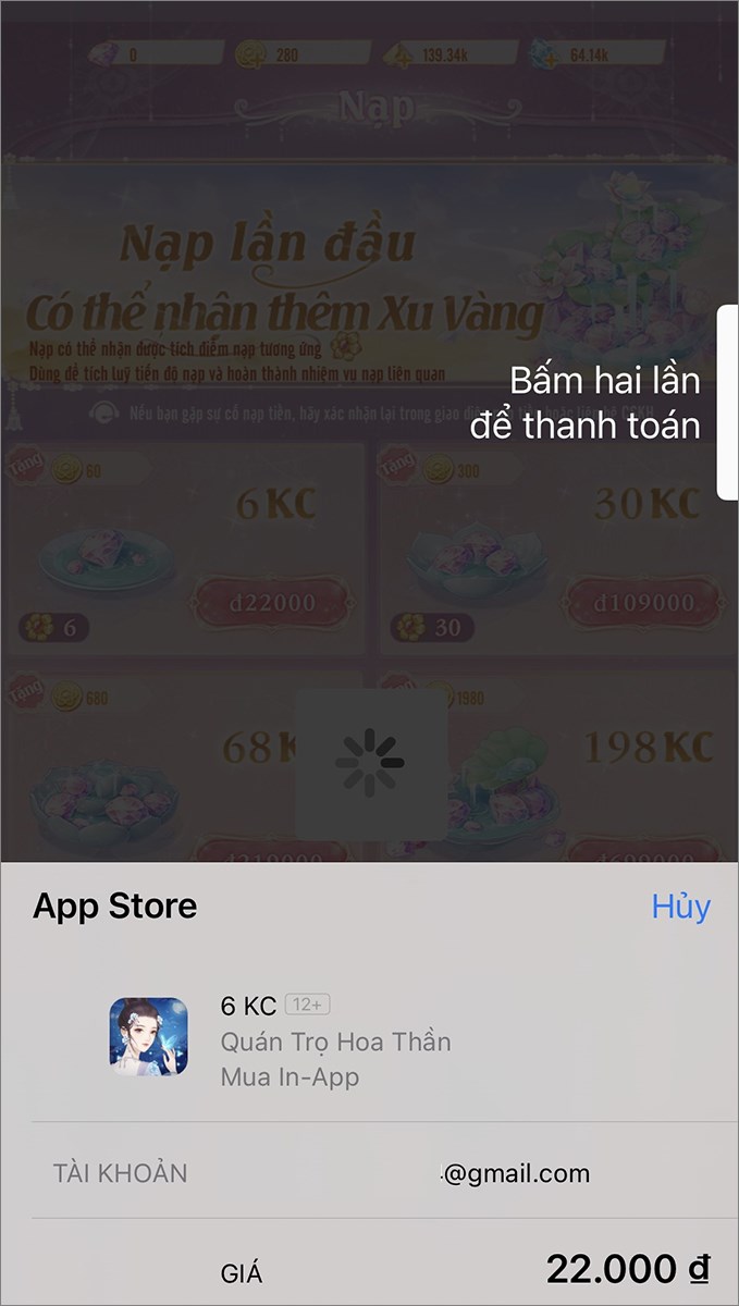 Xác nhận thanh toán