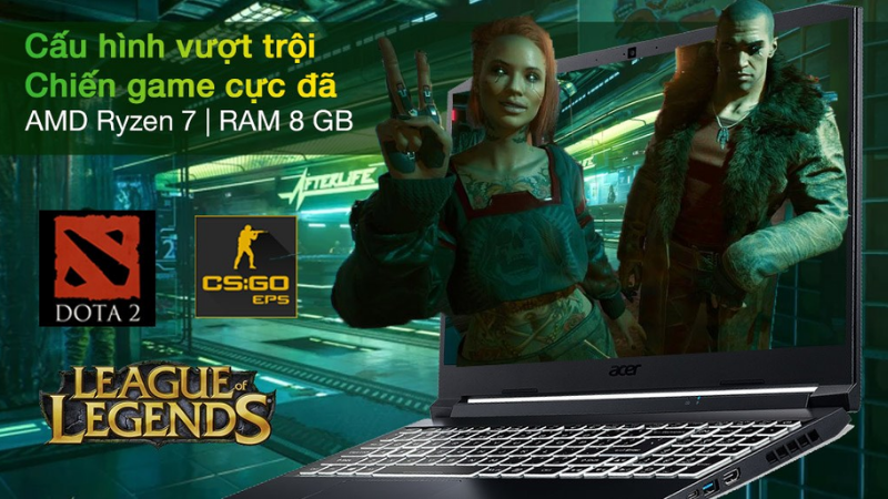 Cấu h&igrave;nh vượt trội, chiến game cực đ&atilde;