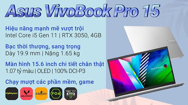 Laptop Asus VivoBook Pro 15 OLED K3500P