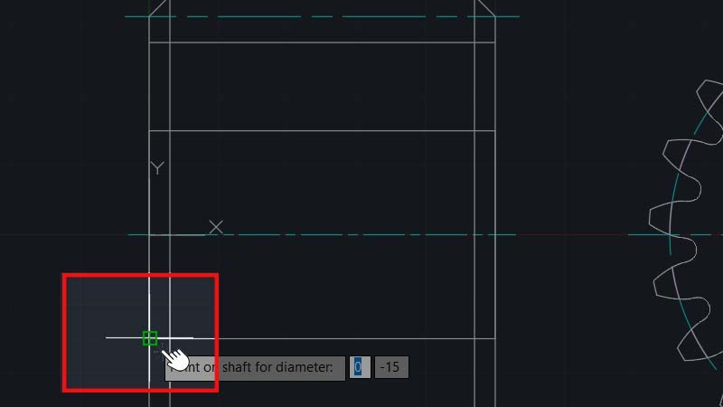 Chọn 1 g&oacute;c của trục