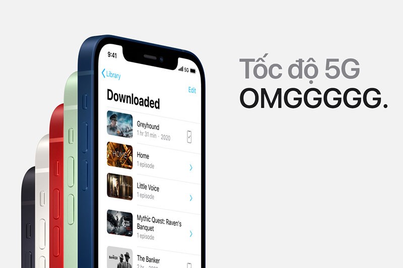 iPhone 12 128GB cung cấp đường truyền 5G mạnh mẽ