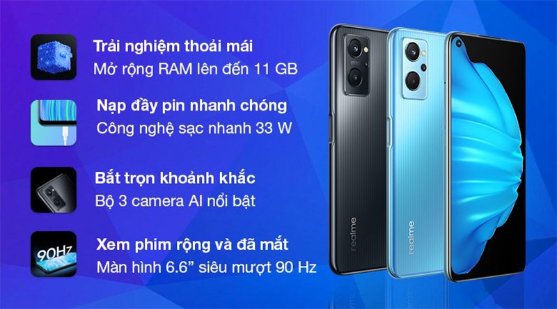 Cấu hình của chiếc Realme 9i (6GB/128GB)