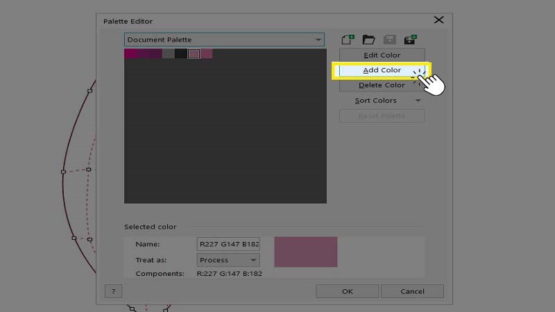 Chọn thêm màu Chọn thêm màu