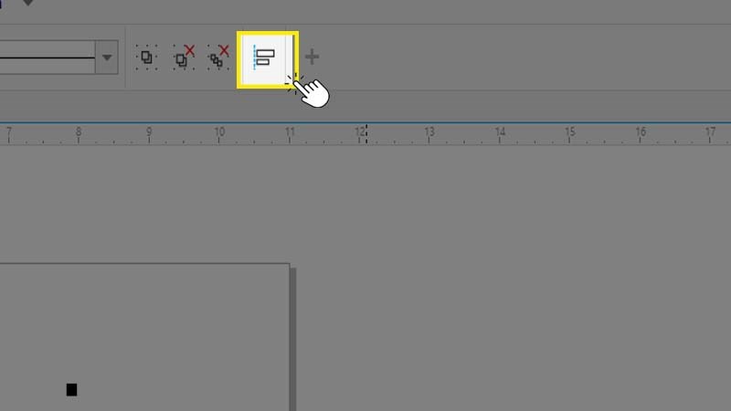 Chọn Align Chọn Align