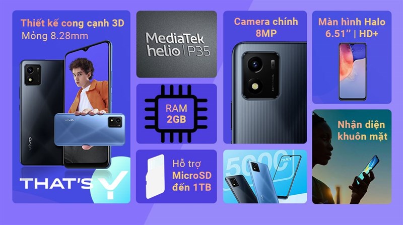 Điện thoại Vivo Y01 Điện thoại Vivo Y01