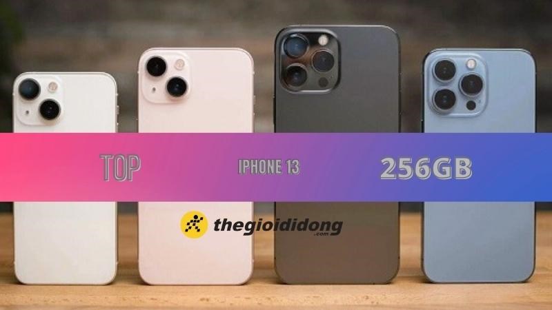 Top 4 điện thoại iPhone 13 256GB