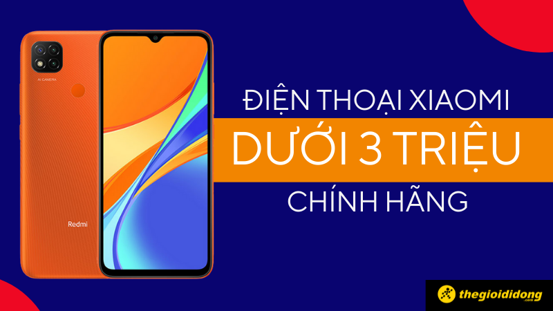 Điện thoại Xiaomi hàng chính hãng, giá dưới 3 triệu