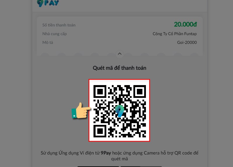 Qu&eacute;t m&atilde; QR để thanh to&aacute;n