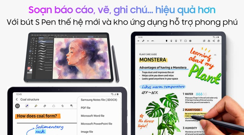 Tiện lợi hơn với b&uacute;t S Pen đi k&egrave;m