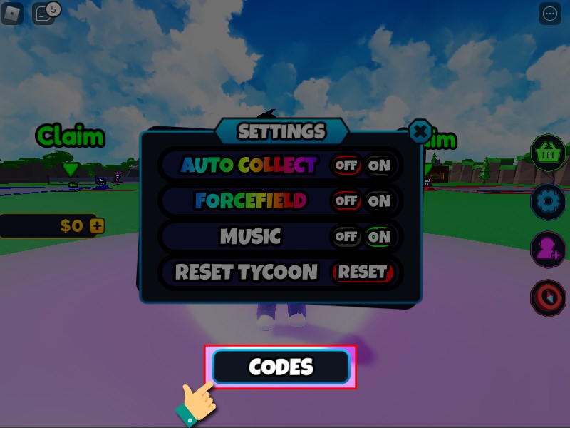 Chọn code Chọn code