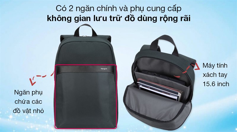 Nhiều ngăn tiện lợi