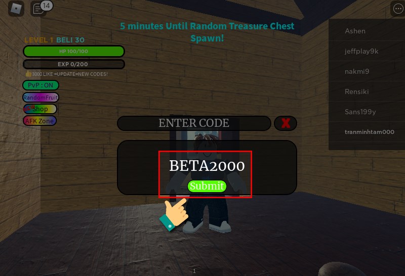 Code Treasure Piece Online Mới Nhất 2023 - Nhập Codes Game Roblox - Game  Việt