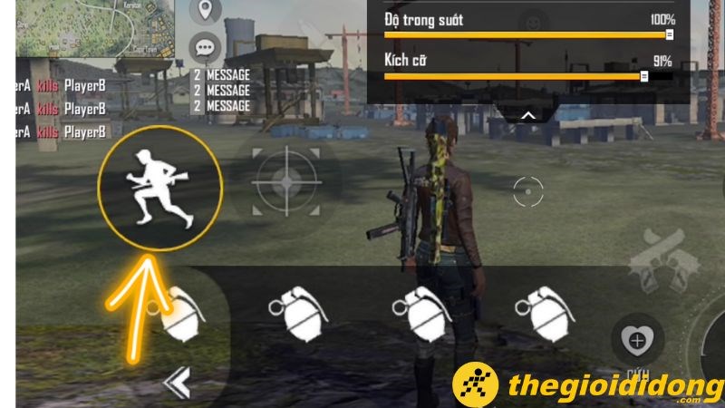 Setting n&uacute;t chạy