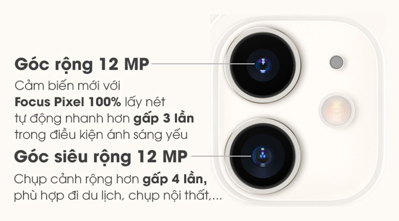 Camera kép sắc nét hiện đại