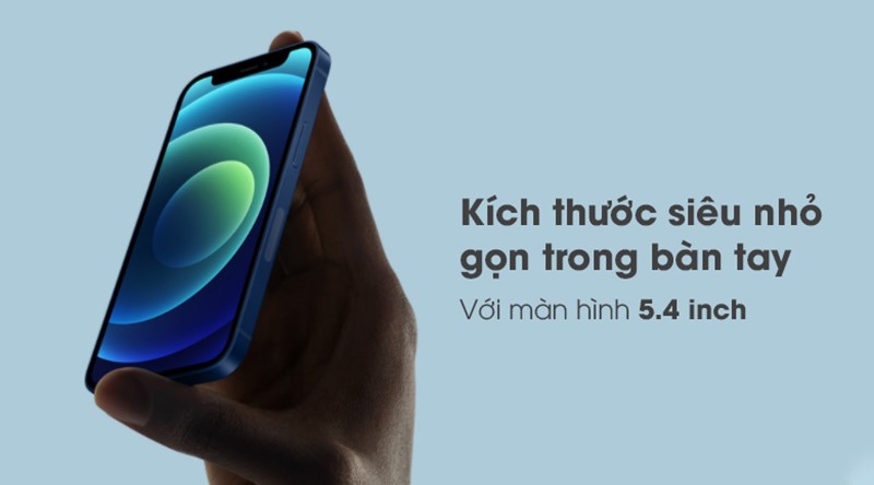 Kích thước nhỏ gọn ôm trọn bàn tay