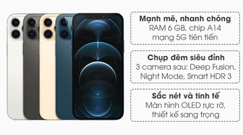 Cấu h&igrave;nh của chiếc iPhone 12 Pro 256GB