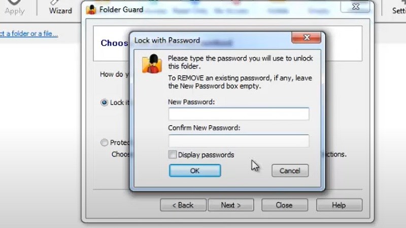 Thiết lập mật khẩu 