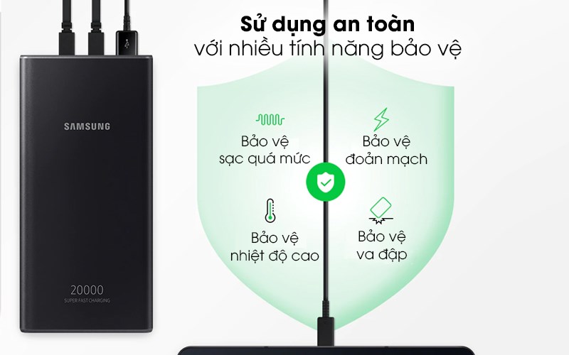 T&iacute;ch hợp nhiều t&iacute;nh năng an to&agrave;n
