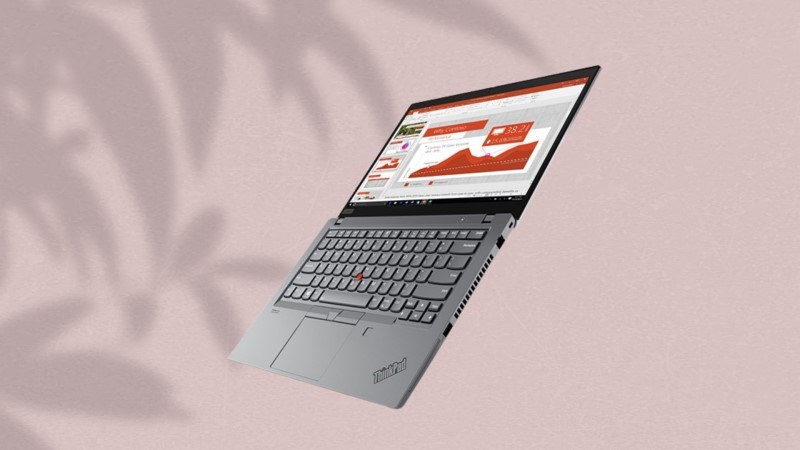 Laptop c&oacute; bản lề xoay 180 độ ấn tượng