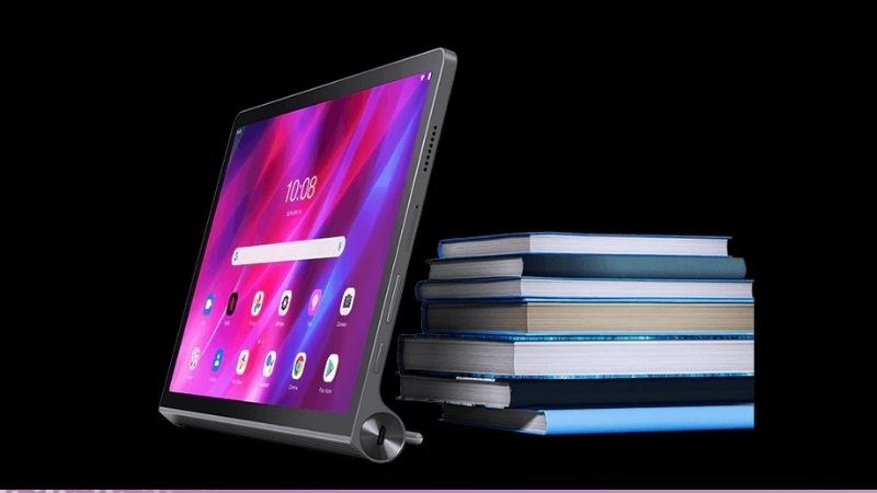 Ch&acirc;n m&aacute;y được thế kế liền th&acirc;n m&aacute;y ở Lenovo Yoga Tab 11