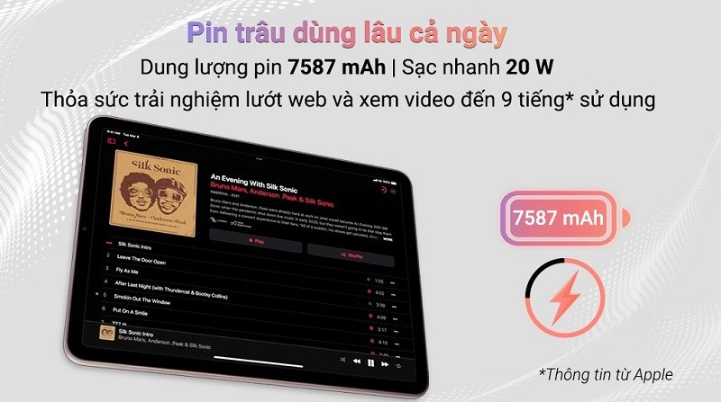 Đ&aacute;nh gi&aacute; iPad Air 5 M1 Wifi Cellular