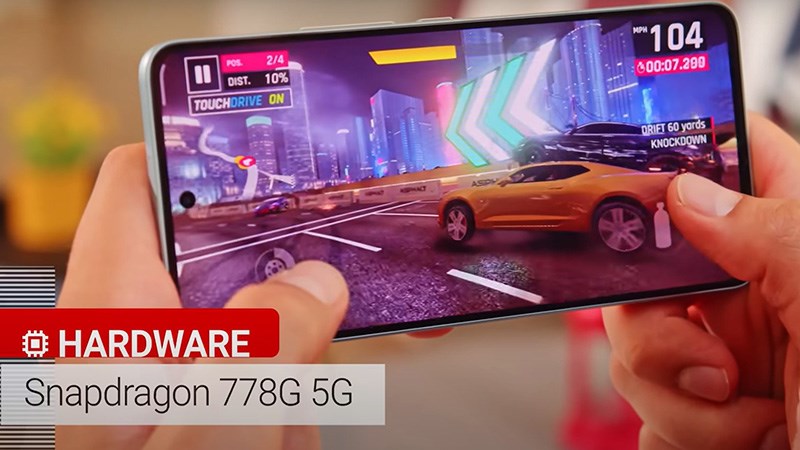 Hiệu năng gaming mạnh với chipset Snapdragon 778G
