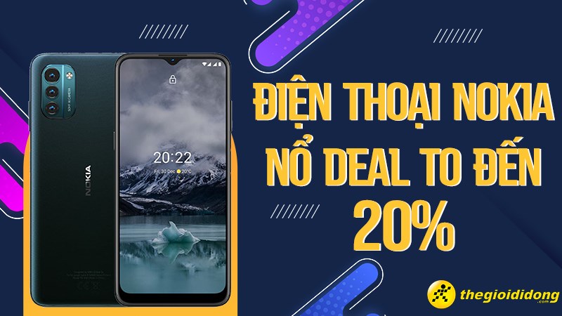 H&egrave; hết &yacute;: TGDĐ nổ deal to cho điện thoại Nokia l&ecirc;n tới 20%