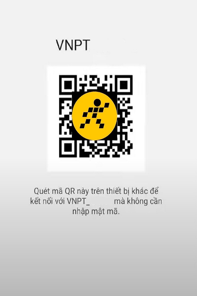 Mã QR chia sẻ Wifi