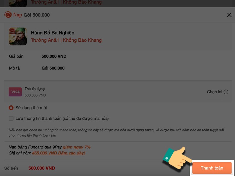 Xác nhận thanh toán
