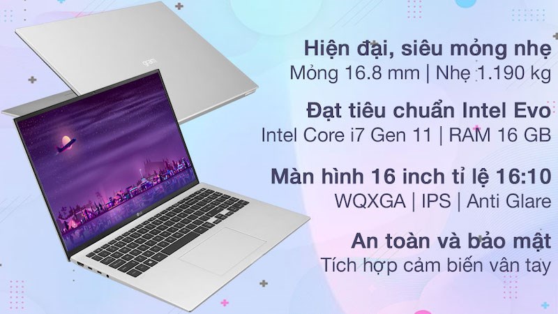 LG Gram 16 2021 i7 1165G7