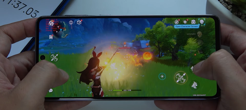 Hiệu năng chơi game Genshin Impact của Samsung Galaxy A73