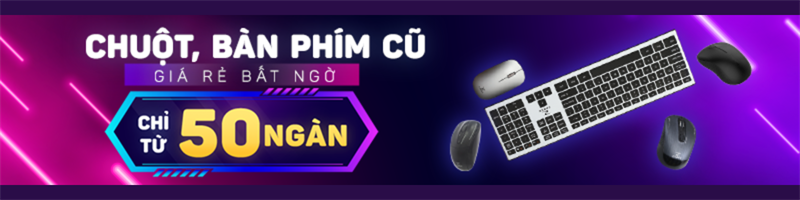 Sắm chuột, bàn phím ngon chỉ từ 50k - Chơi game cực đã