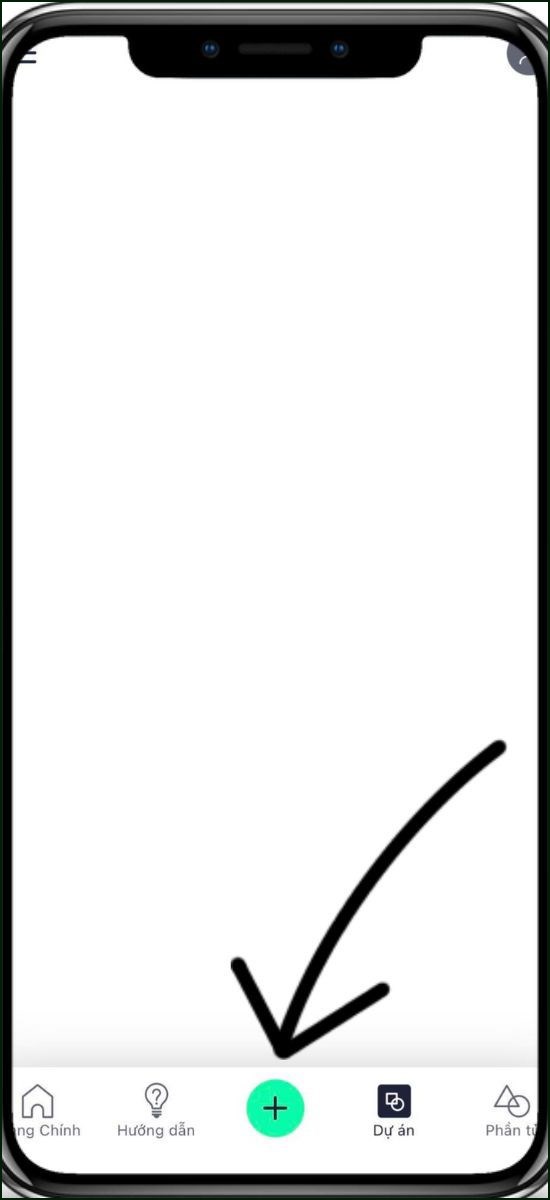 Bắt đầu dự &aacute;n tr&ecirc;n Alight Motion