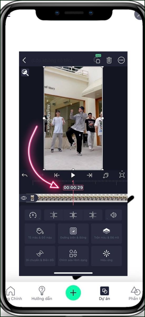 Đ&aacute;nh dấu c&aacute;c beat v&agrave; lưu video